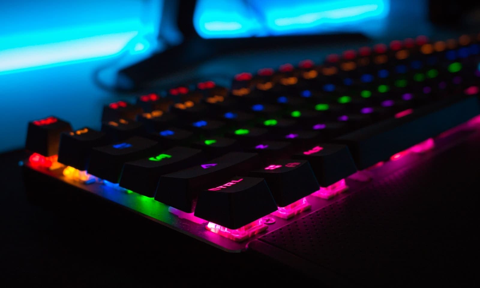 A games console controller resting on a dark surface