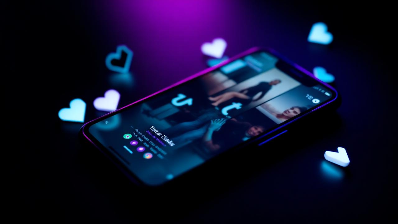 Viral TikTok gaming clip on a smartphone with millions of engagement notifications